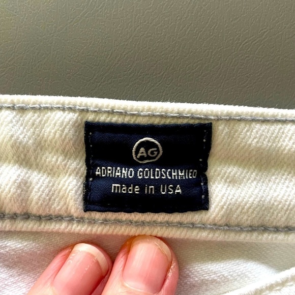 AG Adriano Goldschmied "The Stevie" White Jeans  NWT | Size 26 - Picture 9 of 16